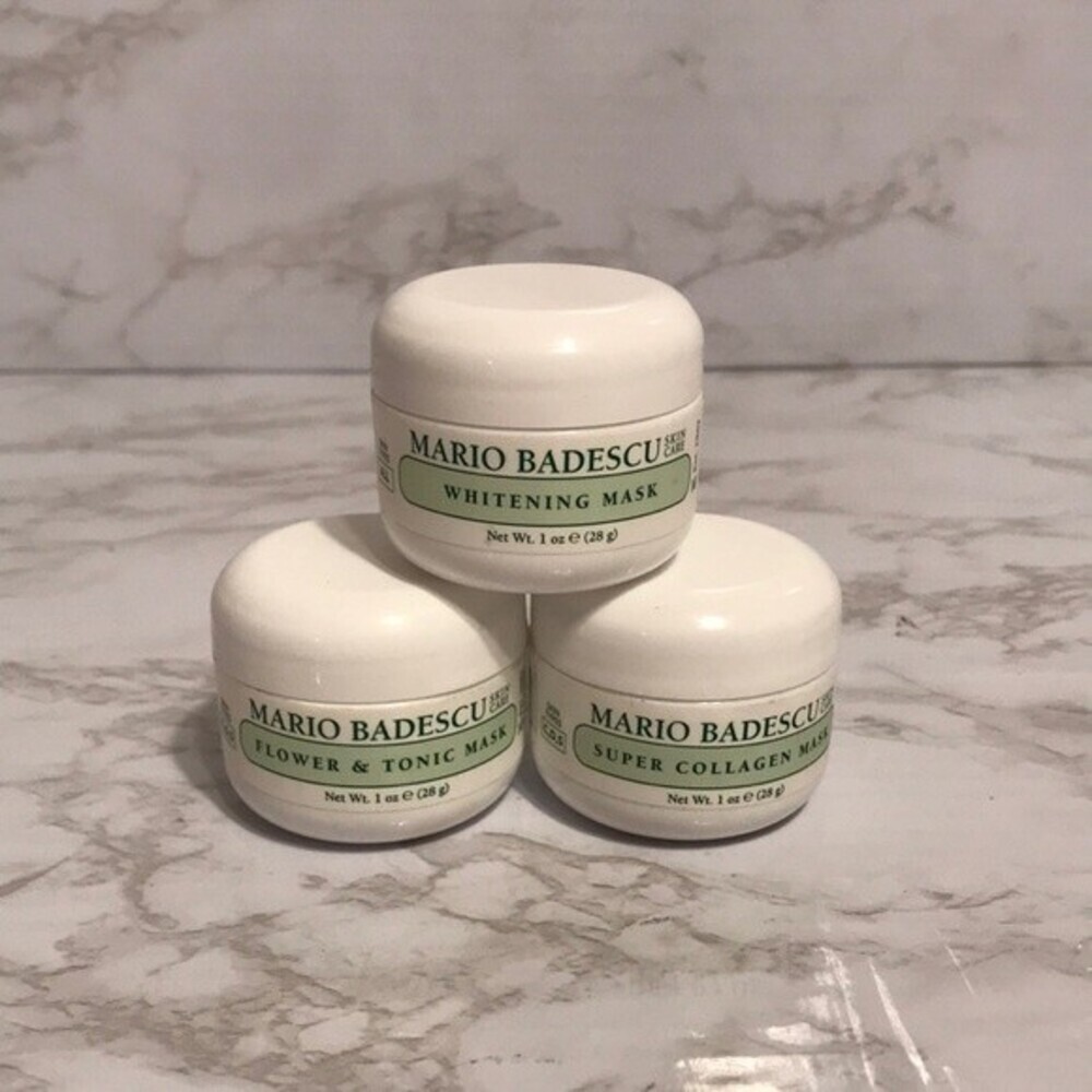 Mario badescu travel‎ size skincare face masks 1 oz containers bundle